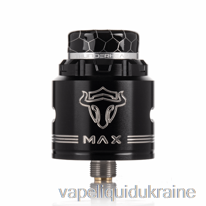 Vape Liquid Ukraine Thunderhead Creations Tauren MAX 25mm BF RDA Silver Black